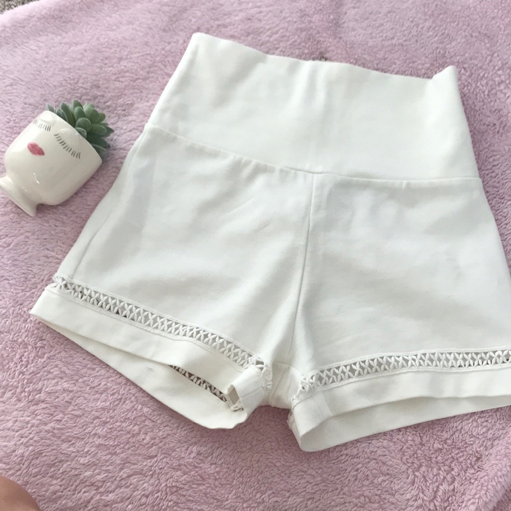 FASHION NOVA white shorts